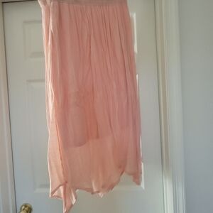 New Directions Light Pink Midi Skirt